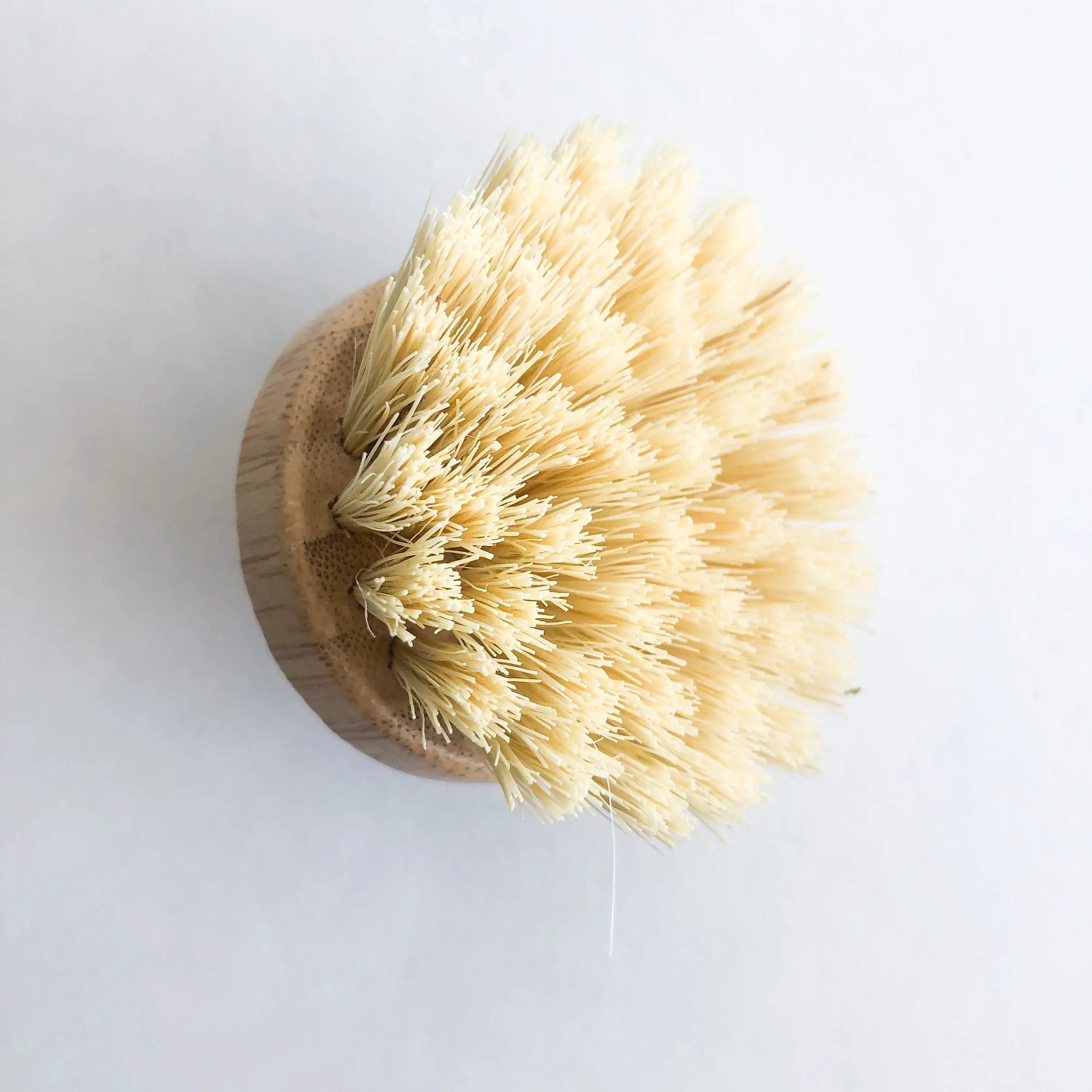 Natural Bamboo Pot &amp; Dish Brush With Replaceable Head