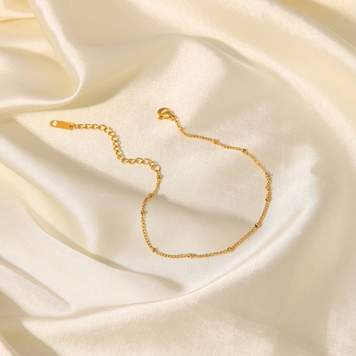 Angelina Dainty Gold Satellite Chain Bracelet