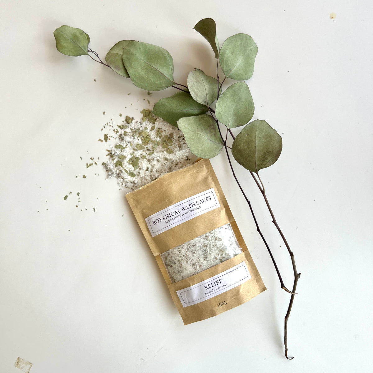 Relief - Menthol Eucalyptus Bath Salts - Cloth + Cabin