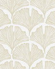 Feather Palm White Peel and Stick Wallpaper