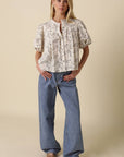 Alani Floral Puff Sleeve Top - Cloth + Cabin