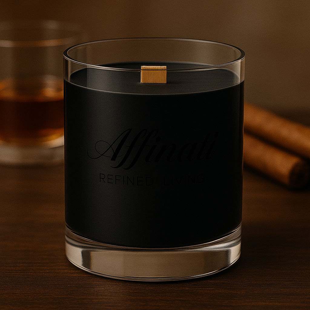 Smoked Bourbon Wooden Wick Candle