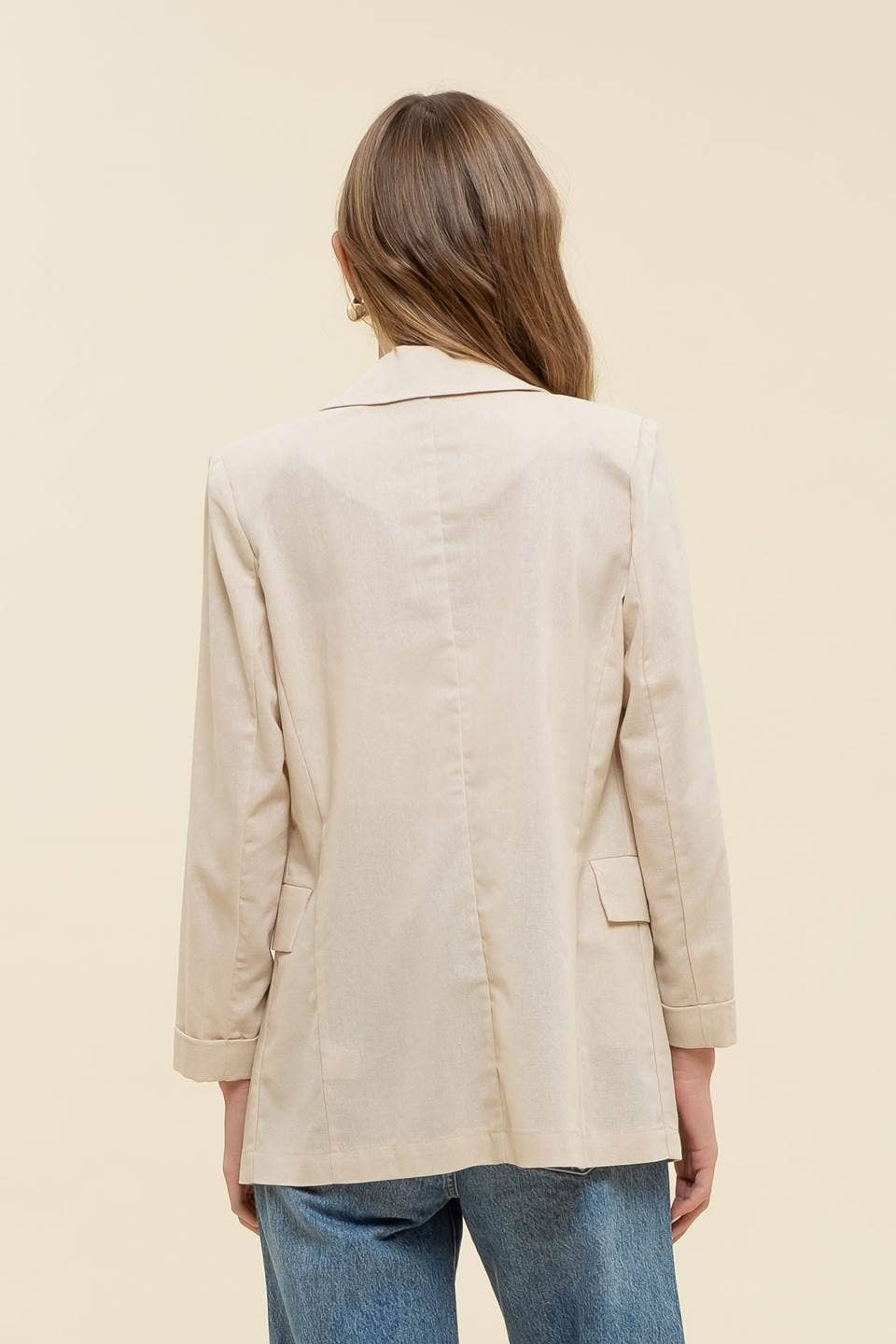 Miah Linen Blend Blazer