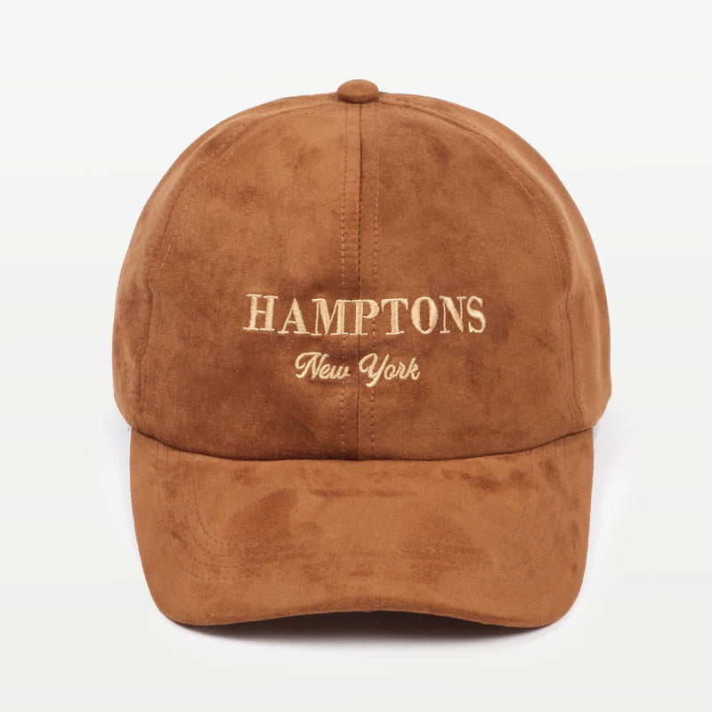 Hamptons Suede Baseball Cap - Cloth + Cabin