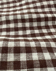 Tea Towel / Woven Mini Gingham Check in Tobacco