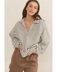 Hazel Striped Knit Top