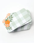 Orange Gingham Pocket Notes™ - Cloth + Cabin