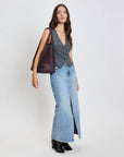 Solana Woven Vegan Leather Tote