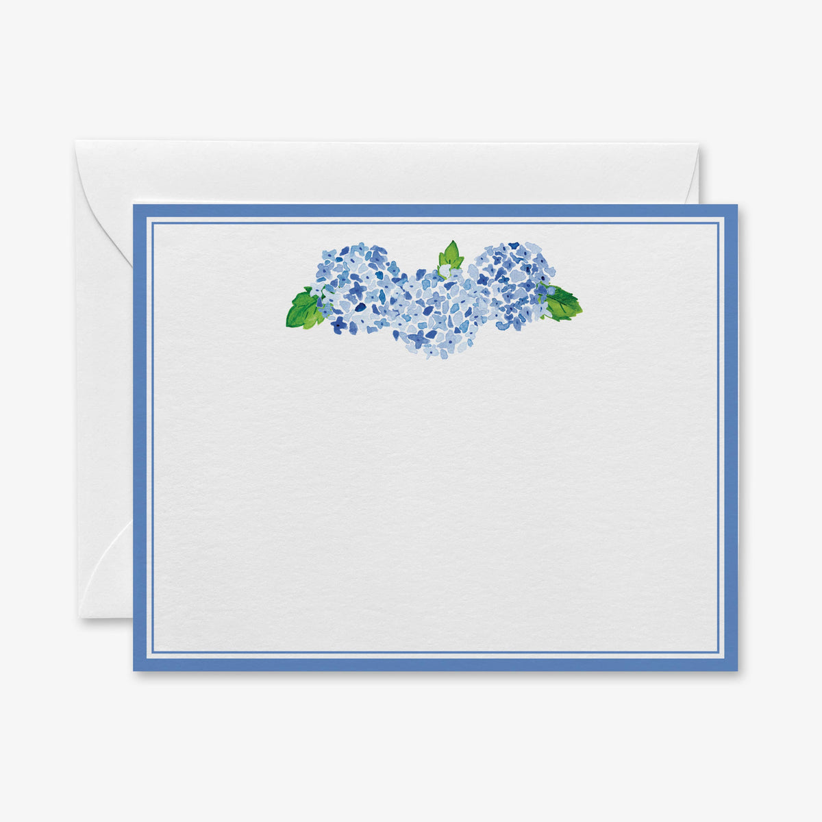 Hydrangea Flat Notecards  - Sets of 8 - Cloth + Cabin