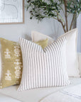 Córdoba Striped Hand Block Printed Pillow Cover