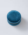 Round Velvet Jewelry Box Case - Cloth + Cabin
