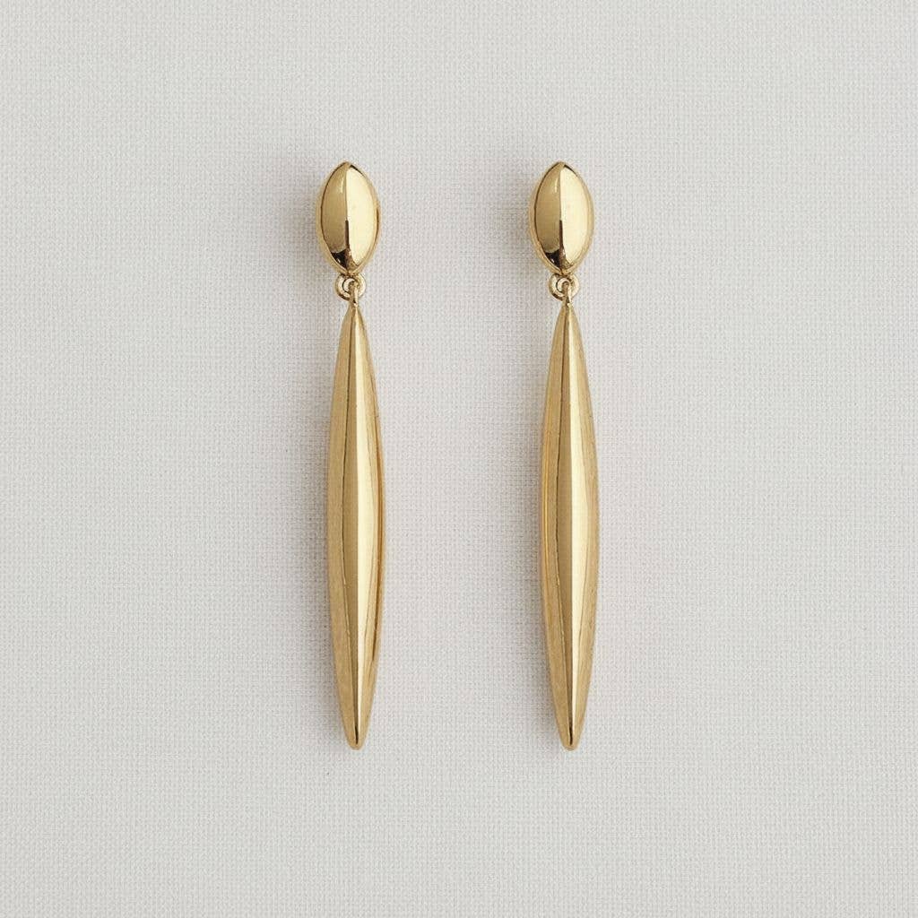 Chic Longline Vintage-Inspired Drop Earrings - Cloth + Cabin
