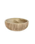Round Natural Wood Bowl