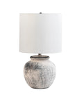 Hilma 22" Distressed Ceramic Table Lamp