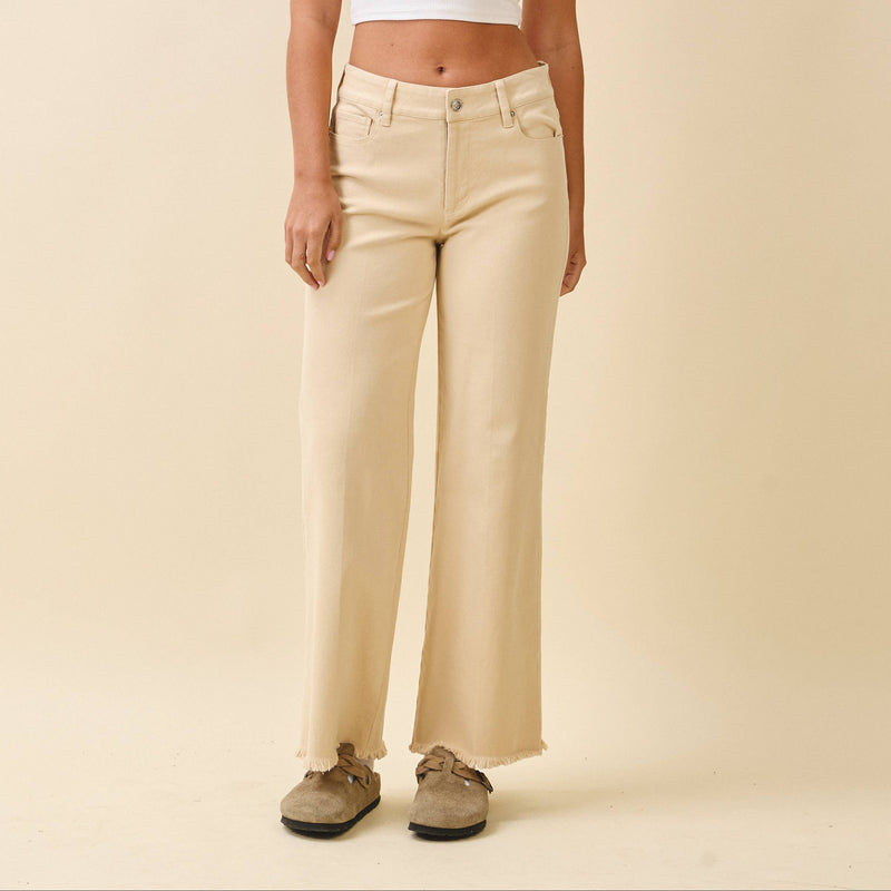 Natalie Wide Leg Denim Pants - Cloth + Cabin