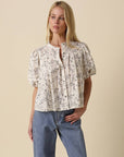 Alani Floral Puff Sleeve Top - Cloth + Cabin