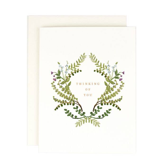 Thinking of You Foil Greeting Card