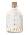 White Matches in Glass Jar