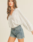 Sofia Button Top