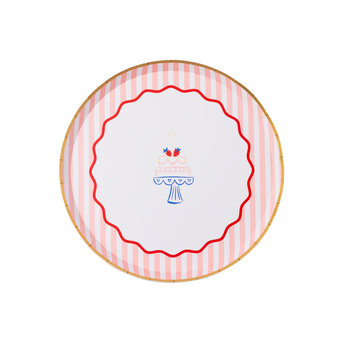 Birthday Cake Small Plates - Cloth + Cabin