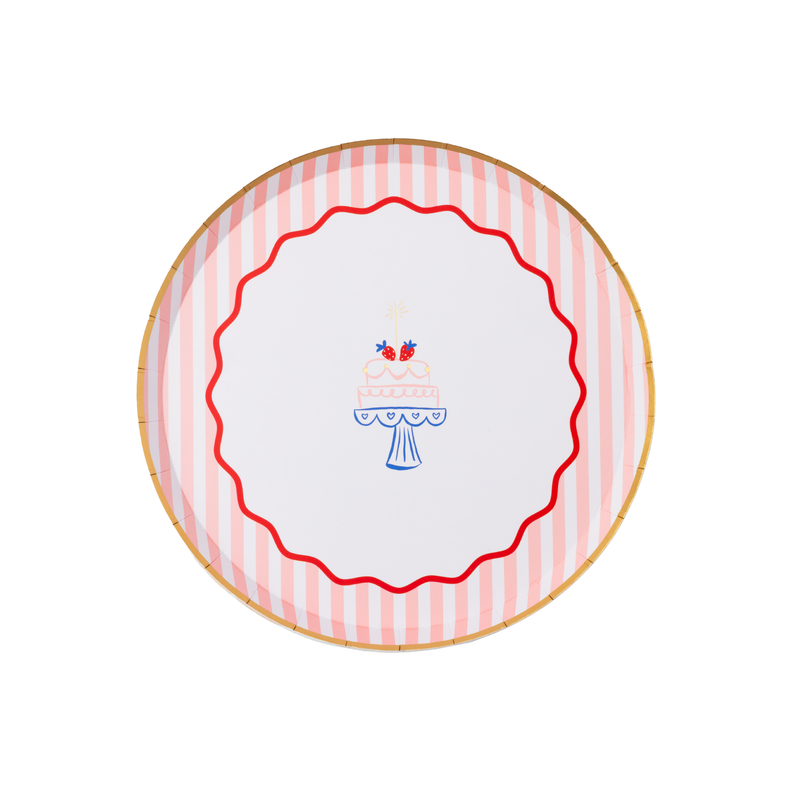 Birthday Cake Small Plates - Cloth + Cabin
