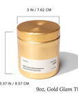 Holiday Bakeshop Gold Luxury Candle