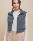 Puffer Vest With Pockets