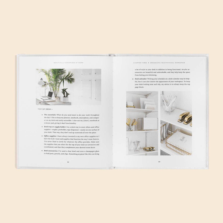 Beautifully Organized at Work Hardcover Book