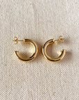 18k Gold Filled Half-Hoops Earrings