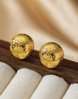 18K Gold Geometric Earrings