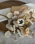 Cream Sunflower + Wheat Bouquet
