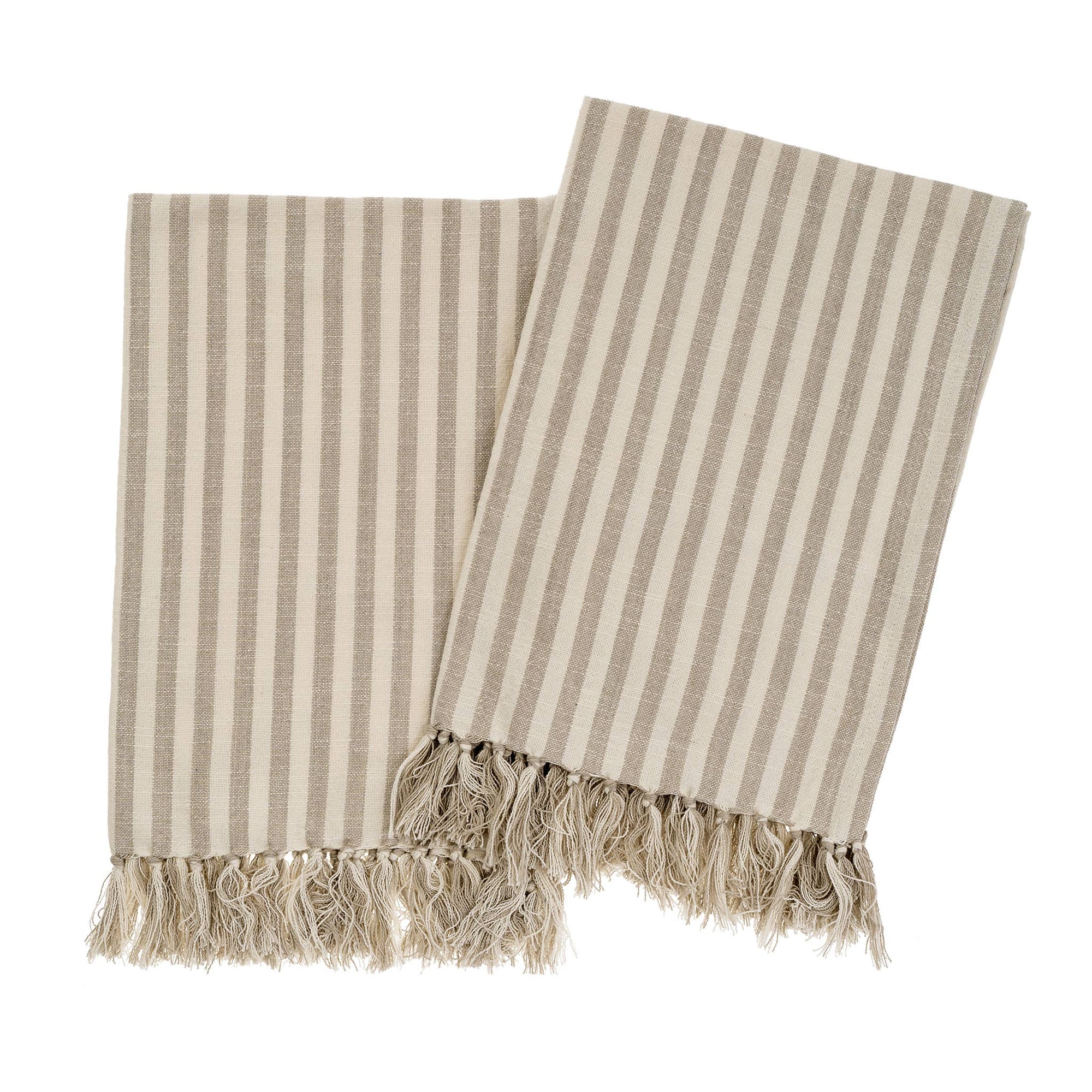 Bengal Stripe Hand Towels Set of 2
