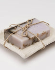 Rose Petal Goat Milk Soap w/ Dish - Cloth + Cabin
