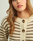Lizeth Striped Pattern Cardigan