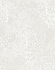 Woodland Fantasy White Peel and Stick Wallpaper