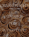 Cinnamon Rolls Soy Candle - Amber Jar - 9 oz