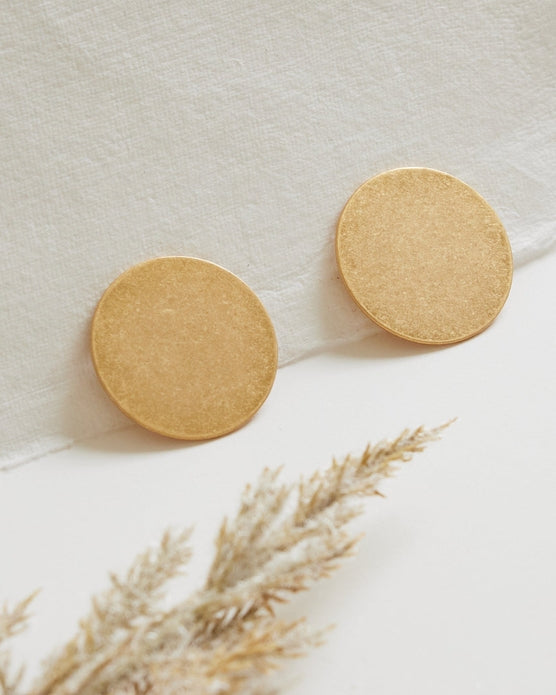 Simple Circle Post Earrings