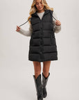 Longline Puffer Vest