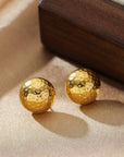 18K Gold Geometric Earrings