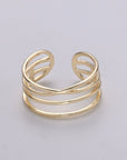 Gold Vermeil Layered Ring