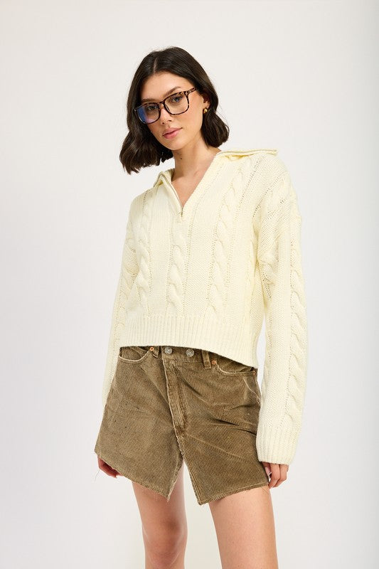 Chleo Cable Knit Sweater