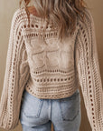 Callie Cable Knit Sweater