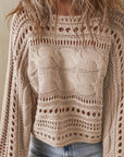 Callie Cable Knit Sweater