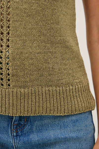 Naima Pointelle Sweater Tank - Cloth + Cabin