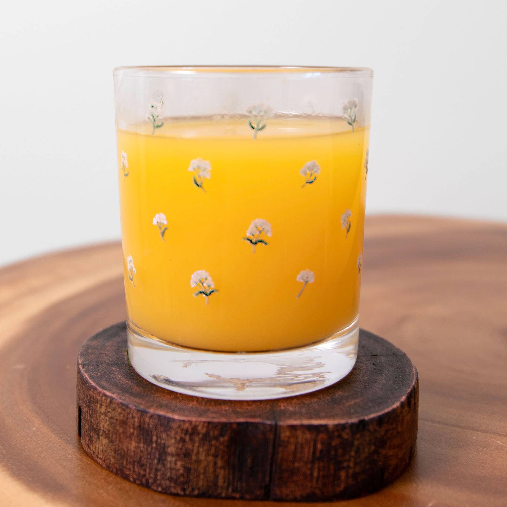 Little Lace Floral Short Juice Glass - Cloth + Cabin