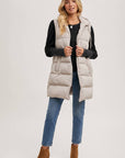 Longline Puffer Vest