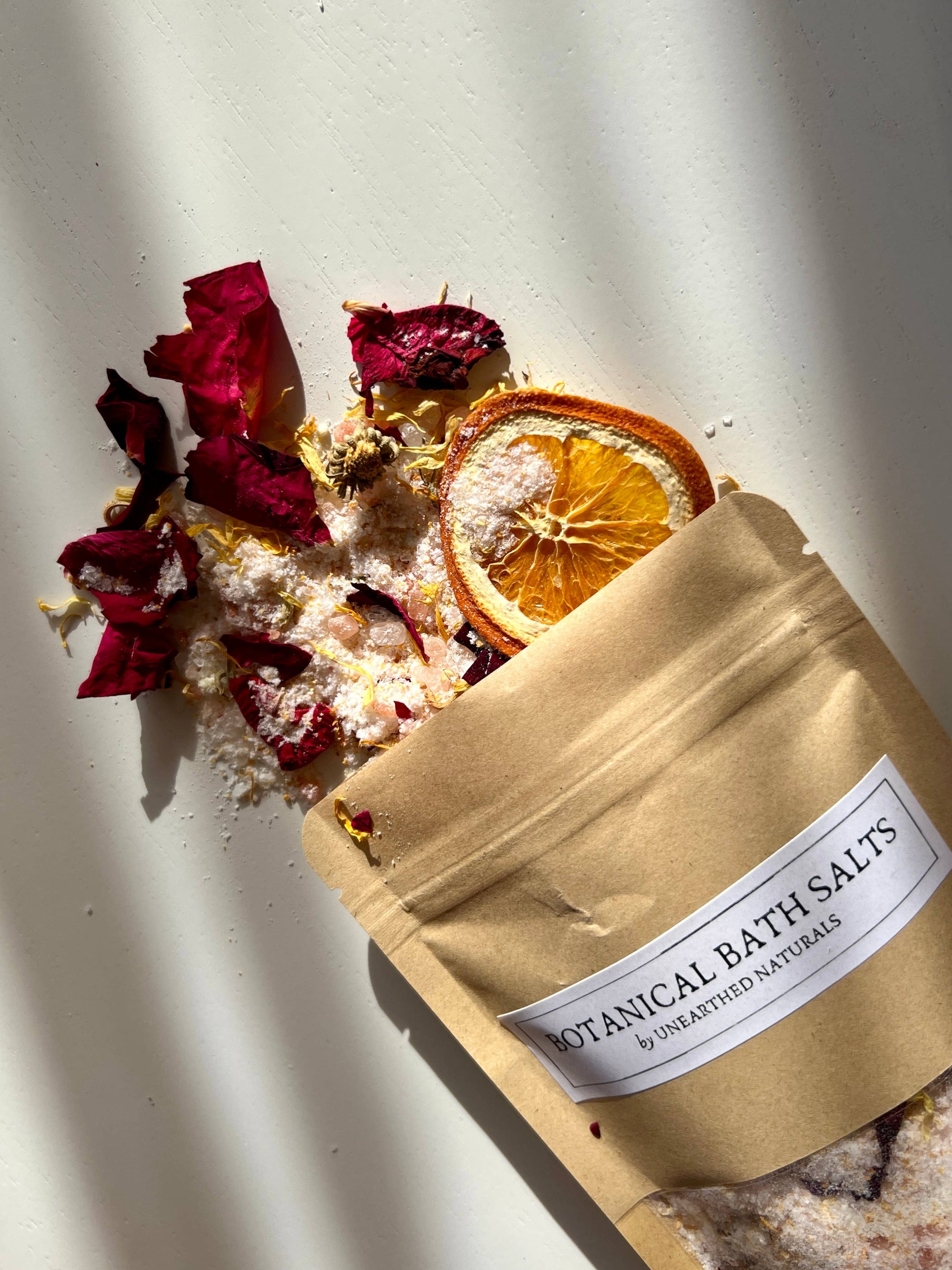 Love Struck - Calendula, Rose, &amp; Orange Bath Salts - Cloth + Cabin
