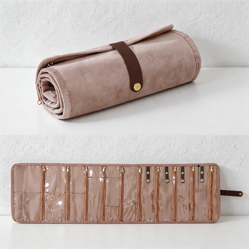 Roll Up Jewelry Organizer Bag