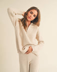 Jazlene Half Zip Sweater