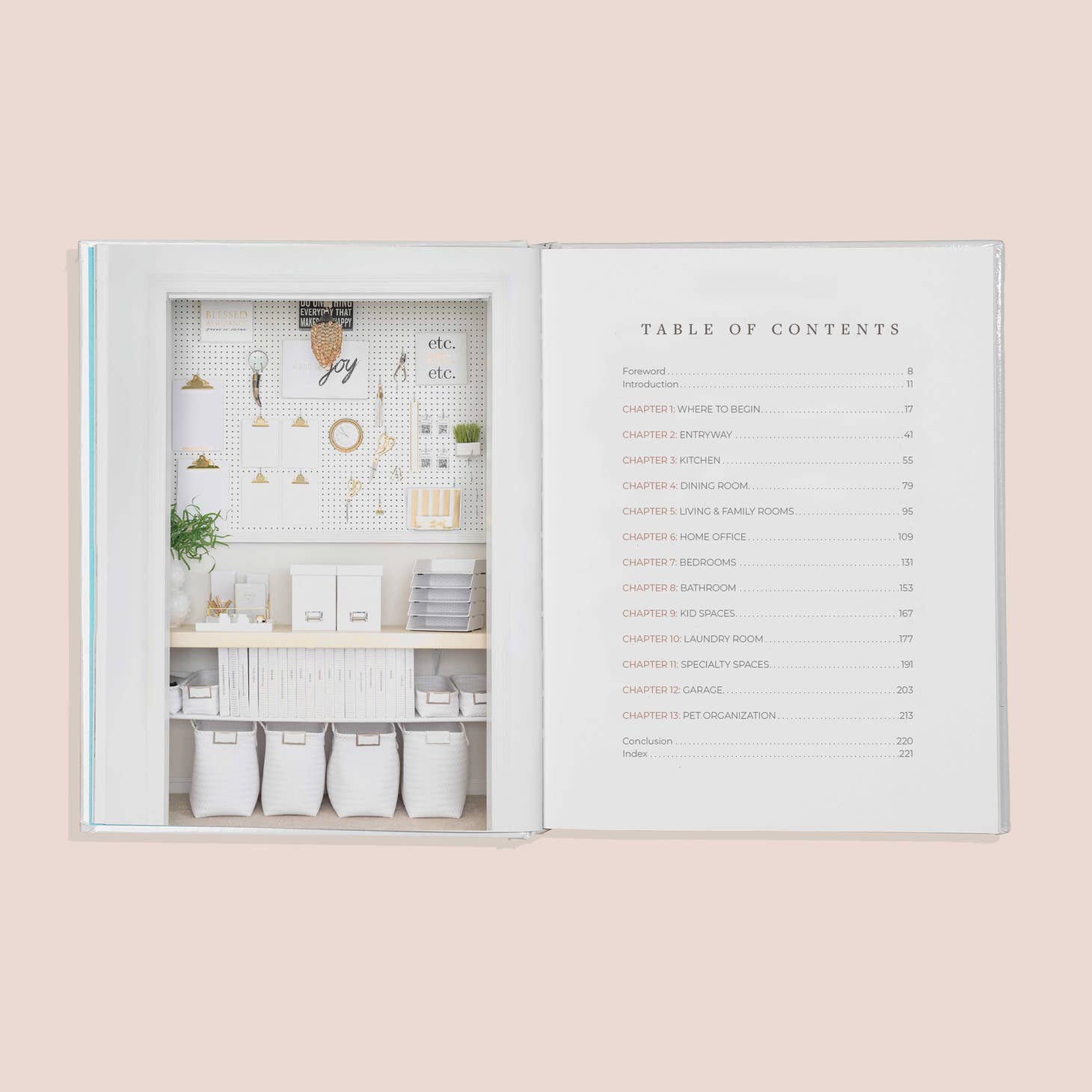 Beautifully Organized Hardcover Book - Cloth + Cabin